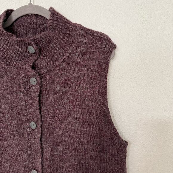 J.Jill Women's Wool Alpaca Blend Button Front Sweater Vest Size XL - Picture 5 of 11